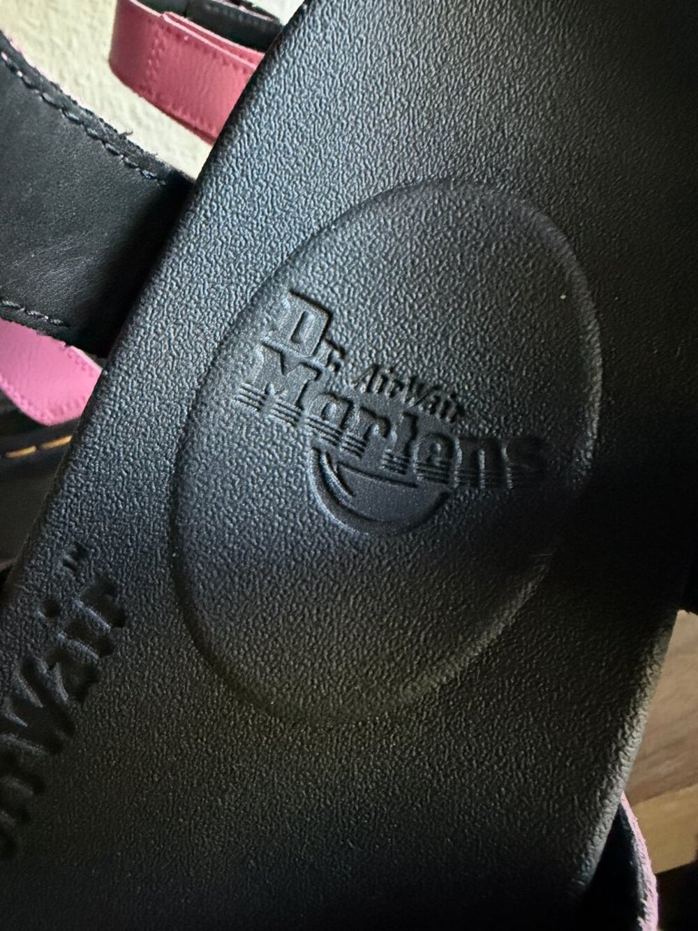 DR. MARTENS Blaire Quad Chunky Platform Sandals Pink NWOT 11 - Picture 7 of 9